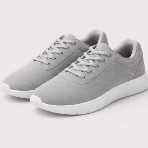Plain Gray Sneakers